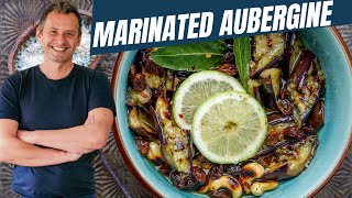 Grilled marinated Aubergines Recipe Irresistible summer Delight [upl. by Lehcem129]