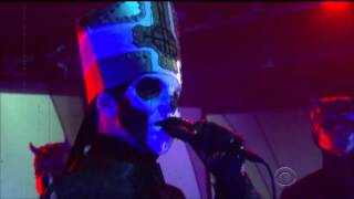 Ghost Performs Cirice on Late Show with Colbert [upl. by Gambell]