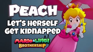 Peach Plans Her Own Kidnapping Mario amp Luigi Brothership [upl. by Uzial]