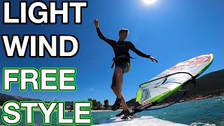 Vassiliki Light Wind Freestyle [upl. by Lenad]