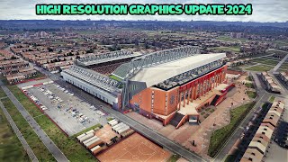 HIGH RESOLUTION GRAPHICS UPDATE 2024  PES 2021 amp FOOTBALL LIFE [upl. by Gunther]