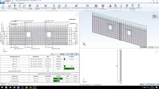 Schnittstelle Advance Design zu den BIM Designers  Export einer Wand [upl. by Gehman920]