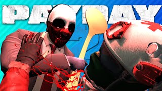 CLOWNS ROBBING BANKS WITH SPOONS  Payday 2 [upl. by Patrice348]