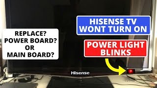 How to fix Hisense TV Not Powering On But Red Light is On  Hisense TV Wont Turn On [upl. by Carman101]