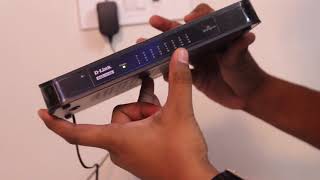 DLINK 16 PORT GIGABIT SWITCH DGS1016A UNBOXING [upl. by Ettenel192]