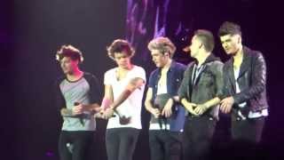 Live While Were Young  WATER FIGHT  One Direction Paris [upl. by Haeli]