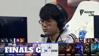 DK vs EDG  Game 1  Grand Finals S11 LoL Worlds 2021  DAMWON Kia vs Edward Gaming  G1 full game [upl. by Pepita]