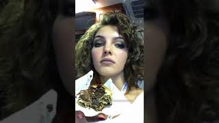 Camren Bicondova on the set of quotGothamquot season 4  September 1 2017 [upl. by Braun]