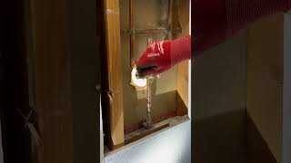 Replacing a shower valve with Pro Press Milwaukee M12 ShowerLeak showervalve repairshower [upl. by Yacov]