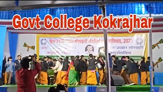 Kokrajhar government college 🥰 Isan mwsahary program 🙏 [upl. by Aniloj876]