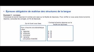 TEST DE CONNAISSANCE DU FRANÇAIS TCF  exemples d’épreuves  Corrigés [upl. by Still576]