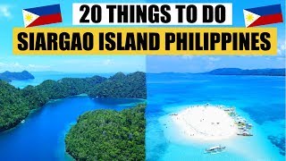 20 THINGS TO DO in SIARGAO ISLAND  SIARGAO Travel Guide  SIARGAO PHILIPPINES [upl. by Negiam]