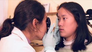 ASMR Detailed Eye Exam with Ophthalmoscope Real Person Medical Roleplay [upl. by Essy844]