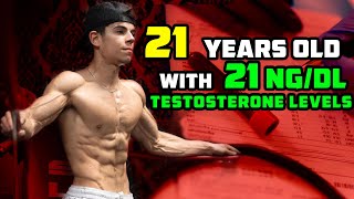 21 Years Old With 21 ngdL Testosterone Levels Reacting To Isaiah Mirandas Blood Test Results [upl. by Kired]