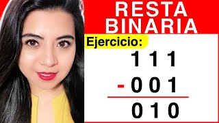 RESTA BINARIA  Ejercicio 2 [upl. by Yrmac]