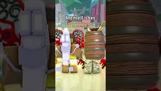 MEME FISHES MIGHT Be The BEST😎 roblox robloxfisch fisch [upl. by Doomham381]