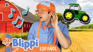 Canción del Tractor  Canciones para niños  Aprende con Blippi [upl. by Anemaj617]