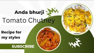 10 Minute Mein Banne Wali RecipeANDE KA KHAGEENA TOMATO KI CHUTNEYHydrabadi Style Mein recipe [upl. by Paymar]