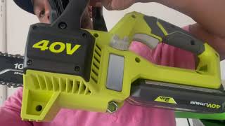 Ryobi 40V Brushless Chainsaw Review Cordless Power Rivals Gas [upl. by Nevet]