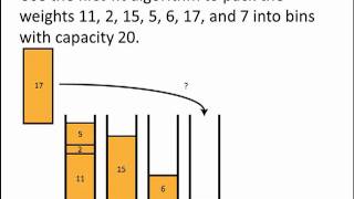 Math for Liberal Studies BinPacking Algorithms [upl. by Akerue]