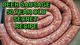 DEER SAUSAGE 50 YEAR OLD SECRET RECIPE [upl. by Yenahc]