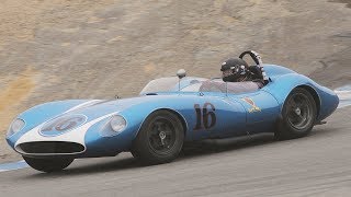 19551961 Sports Racing Over 2000CC Cars  2017 Rolex Monterey Motorsport Reunion [upl. by Leihcar]