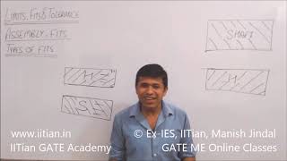 Limits Fits Tolerance Metrology 02 Assembly Fits and Types of Fits GATE Mechanical Online Class [upl. by Sharron427]