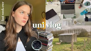 UNI VLOG  my last week as a college student essays being productive amp journalling [upl. by Grand]