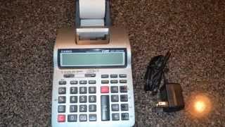 Casio HR100TM Business Calculator Tax amp Exchange [upl. by Yewed]