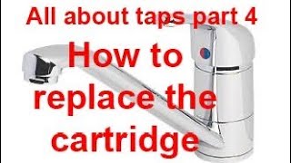 How to replace a mixer tap cartridge plumbing DIY [upl. by Porter]