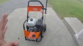 2020 STIHL RB800 Pressure Washer  Overview Of The Washer PT1 [upl. by Ainirtac]