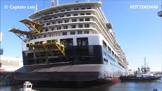 Amazing Float Out MS Rotterdam Holland America Cruise Ship [upl. by Damicke]