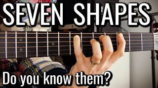 The Seven Shapes of the Major Scale  and how to play them [upl. by Ahsiekin596]