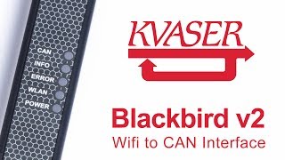 Kvaser BlackBird v2 Powerful WiFitoCAN Interface [upl. by Kaya902]