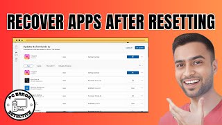 How to Recover Apps After Resetting Windows 10 [upl. by Ssur27]
