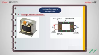 Le transformateur monophaséPART 1Principe de fonctionnement [upl. by Lothario146]