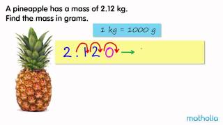 Converting Kilograms to Grams [upl. by Ellevel620]