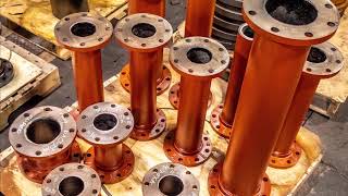 Ductile Iron Flange Fabrication Process [upl. by Harrad180]