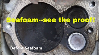 Seafoamcant believe what it did to my engine part 3cylinder cleaning test [upl. by Volding]