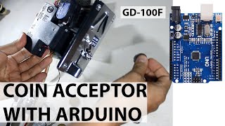 Coin Acceptor or Coin Sensor Tutorial with arduino GD100F [upl. by Alicirp]