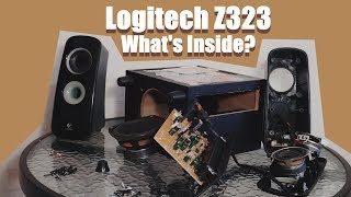 Look inside Logitech Z323 speaker  Whats Inside [upl. by Olimac]