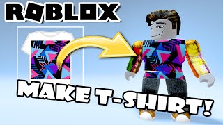 You Can Make a CUSTOM TSHIRT in ROBLOX for Free  EASY [upl. by Darum575]