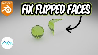 Fix Flipped Faces in Blender [upl. by Aij]