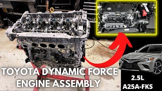 Toyotas New Engine assembly Full start to finish [upl. by Rihaz]