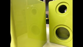 Part 2 How to Clear coat over Krylon enamel  DIY Prime amp Paint speaker cabinets [upl. by Spain339]