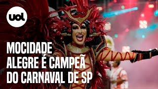 Carnaval de SP 2023 Mocidade Alegre é campeã pela 11ª vez [upl. by Ttreve]