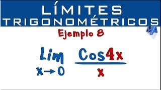 Límites Trigonométricos  Ejemplo 8 [upl. by Araed]