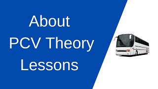 Pass PCV Theory Test 1st Time  About PCV THEORY Lessons [upl. by Ardnalac572]