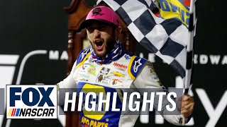 FINAL LAPS Chase Elliott advances to first career Championship 4  NASCAR ON FOX HIGHLIGHTS [upl. by Atteloc]