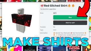 How To Make a Shirt in Roblox EASY  How To Make Your Own Shirt in Roblox [upl. by Dnamron361]